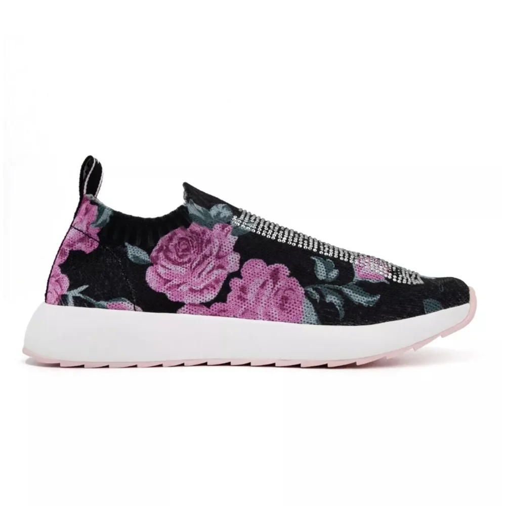 Juicy Couture Ablaze Jogger Sneakers Floral -6.5 - Picture 2 of 9